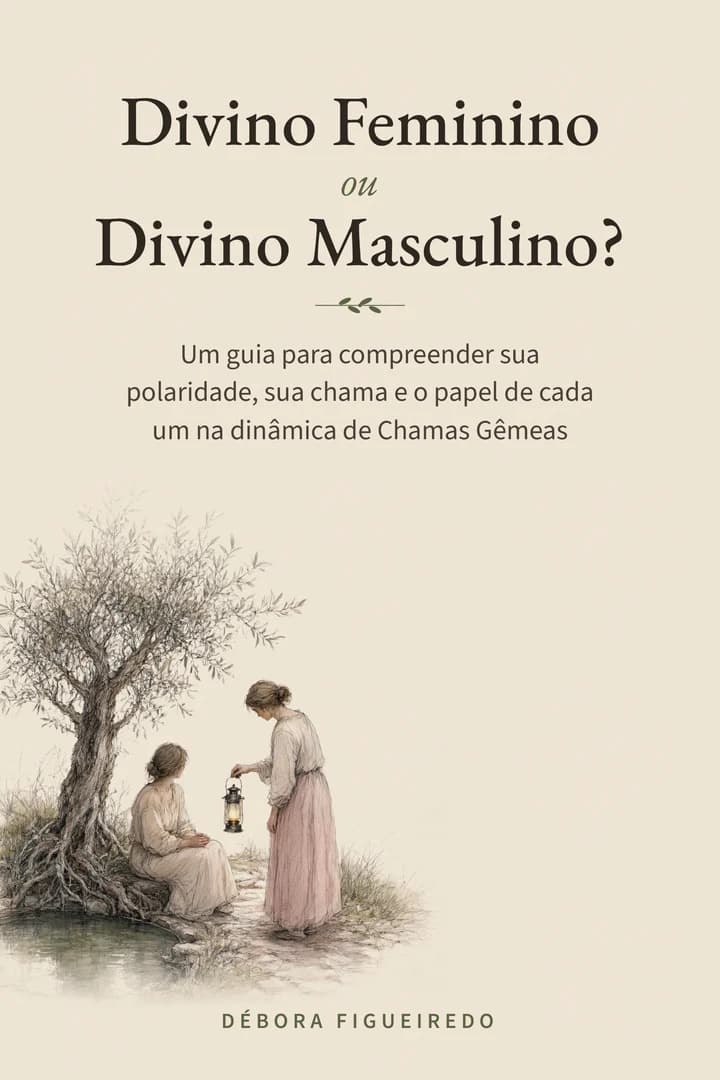 Capa do e-book Divino Feminino ou Divino Masculino?, de Débora Figueiredo
