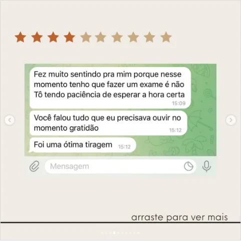 Depoimento de Amanda no Instagram