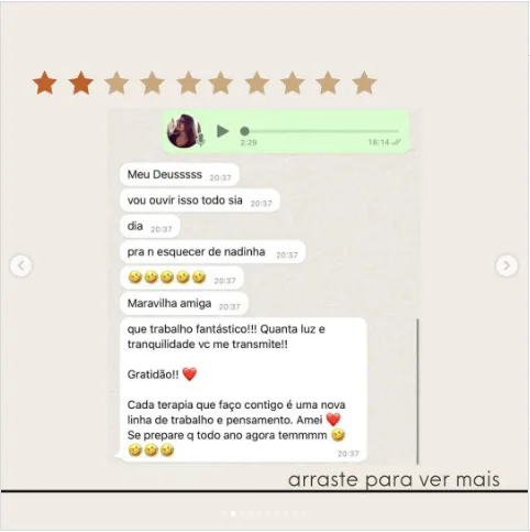 Depoimento de Ari no Instagram
