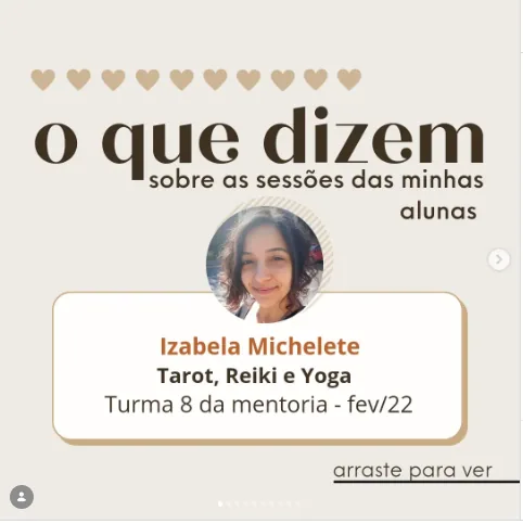 Depoimento de Iza no Instagram