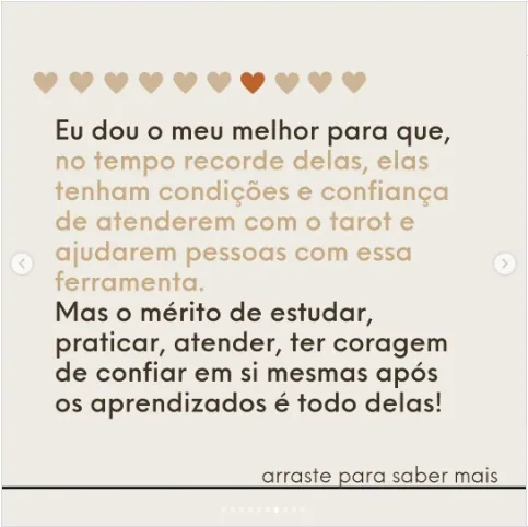 Depoimento de Iza no Instagram