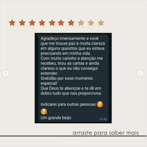 Depoimento de Kelly no Instagram