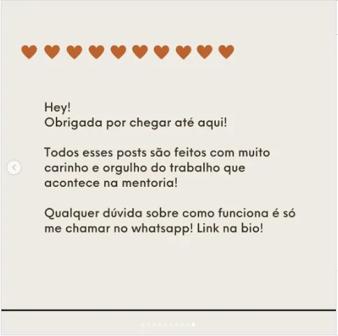 Depoimento de Raiza no Instagram